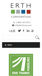 Mobile Screenshot of erthcorp.com